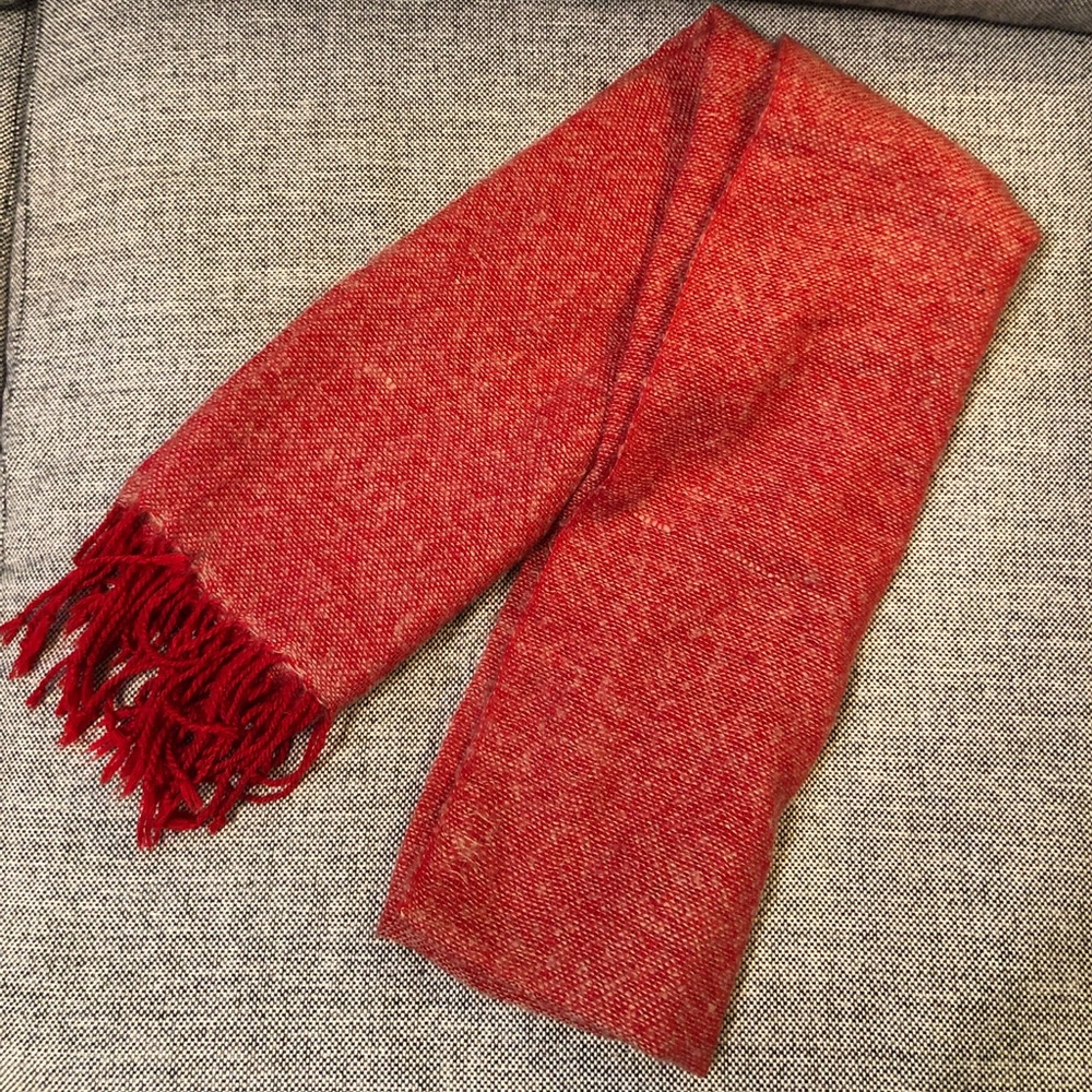 Red scarf- unisex
